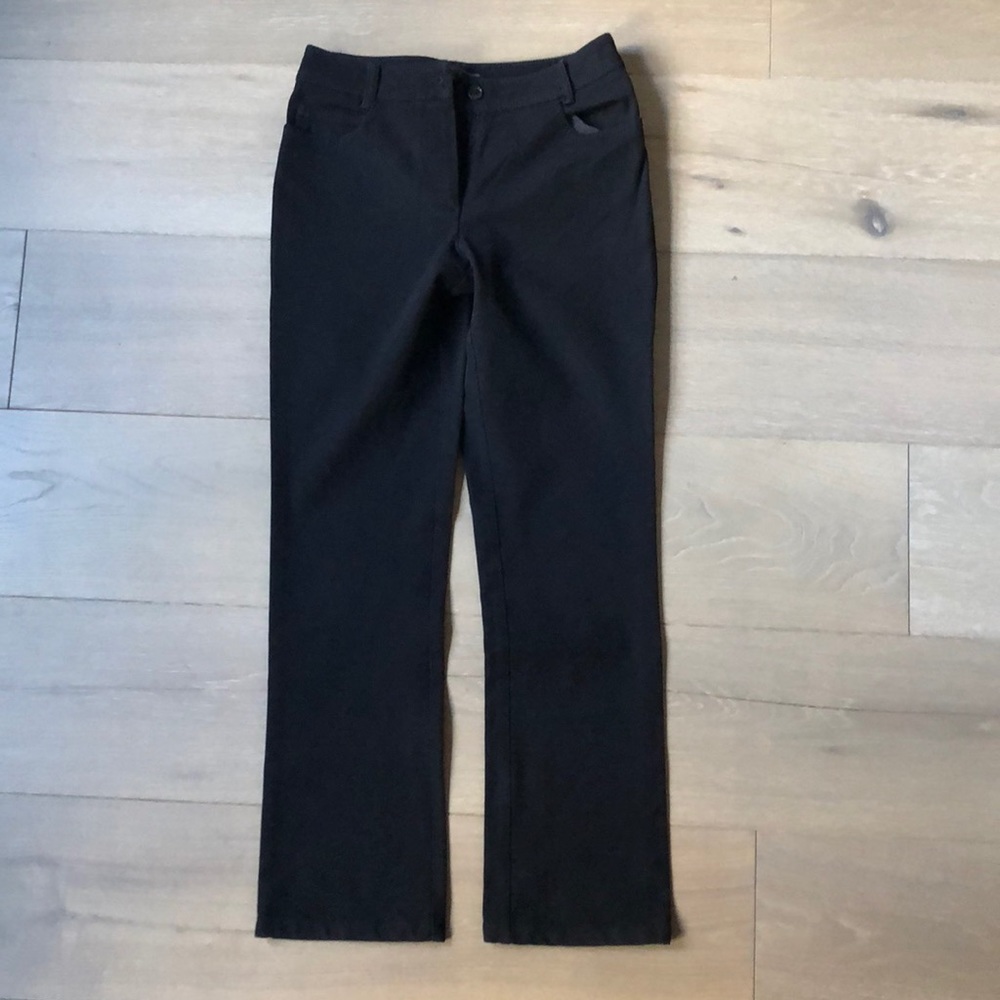 Pre-owned Prada black stretch twill pant